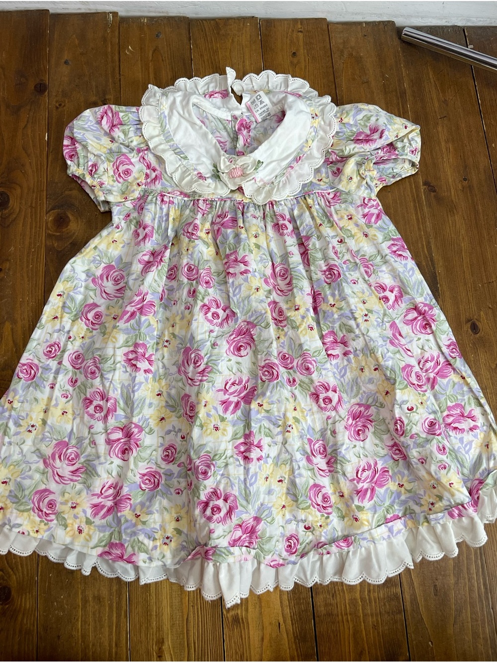 Baby togs vintage 1990’s toddler dress floral print size 4T
